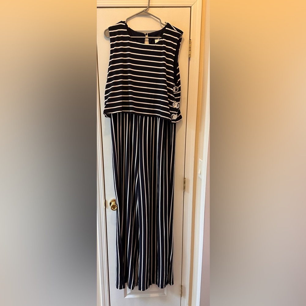 Super cute never worn nautical jumpsuit